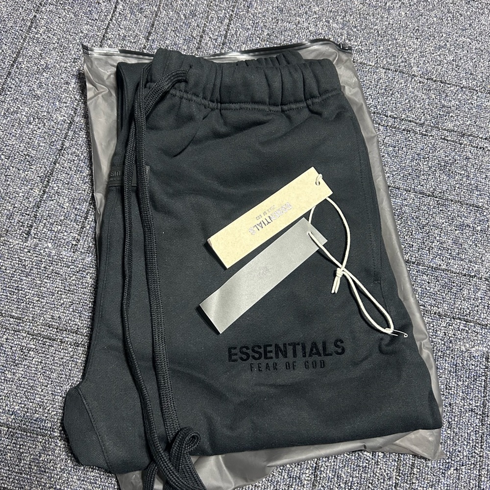 Essentials Black Sweatpants
